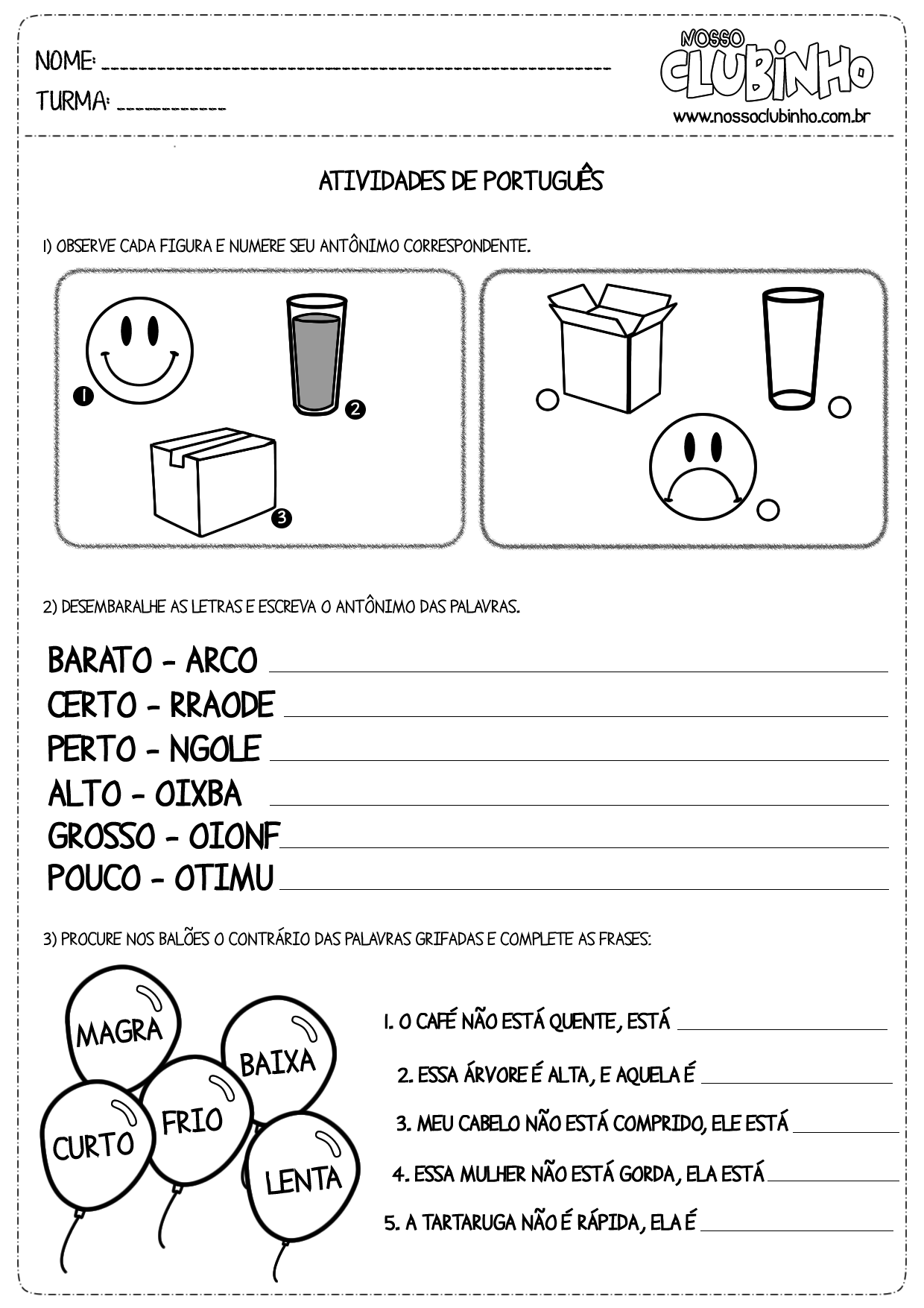 Pin em Atividades de matemática