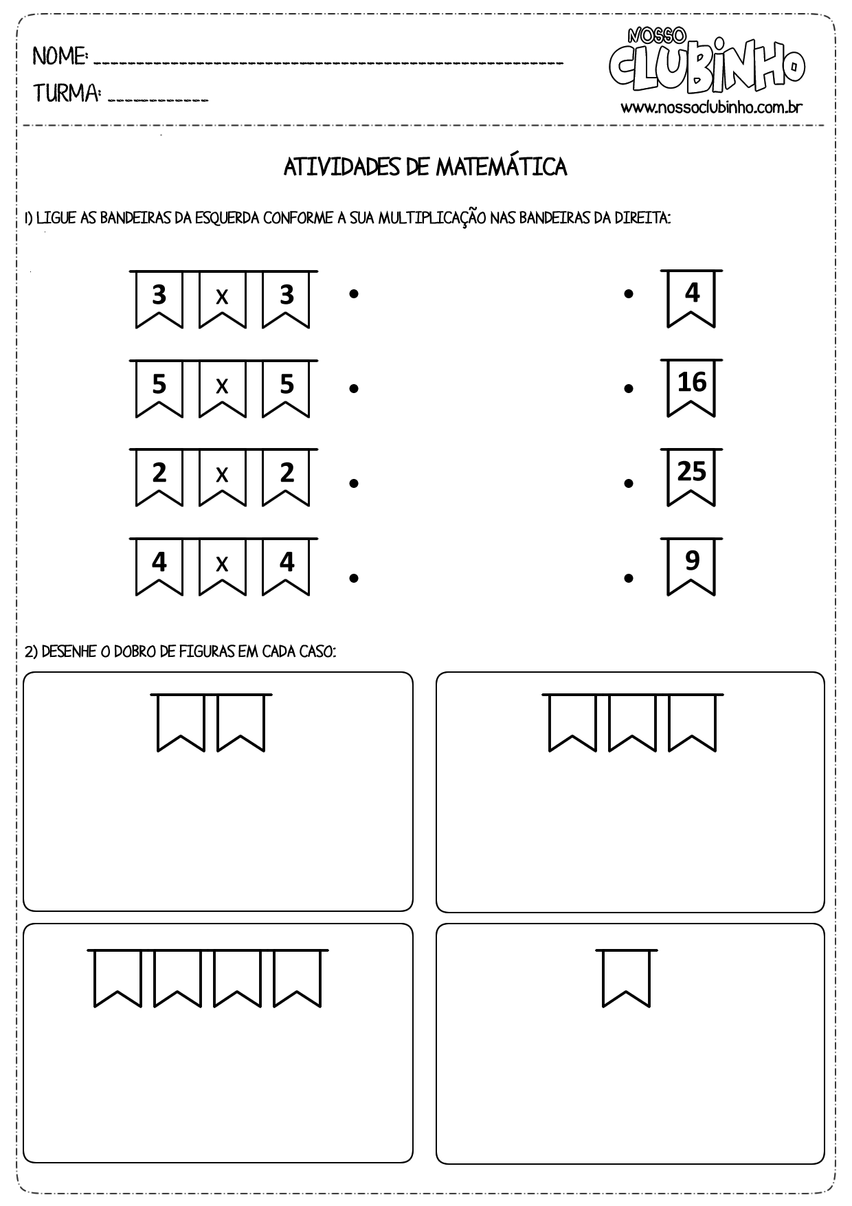 Atividades de Matemática: Festas Juninas