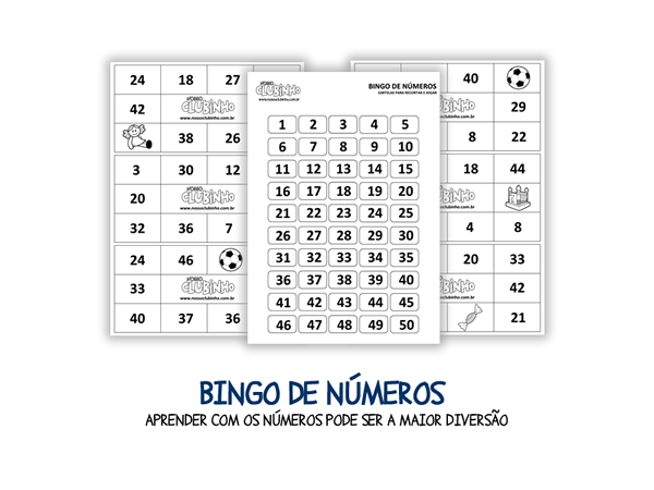 Bingo de Letras - Nosso Clubinho