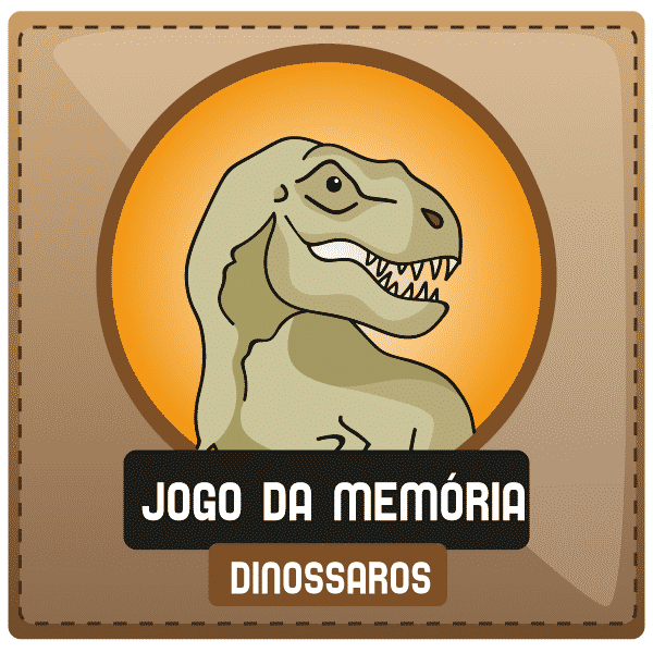 Dinossauros Jogo da Memória - Brincadeira de criança - Casa do Brinquedo®  Melhores Preços e Entrega Rápida